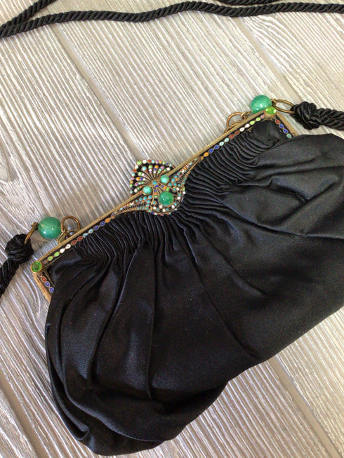 Revivals Satin Evening Bag Vintage
